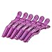 FACILLA® Pack of 6 Salon Sectioning Clip Clamp Hairdressing Styling Hair Tool Crocodile