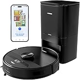 Eureka Forbes SmartClean, 5000Pa HyperSuction Robotic Vacuum Cleaner with Auto Bin (65 Days Hands-Free Cleaning) | LiDAR 3.0 & Home Mapping | Wet Mopp