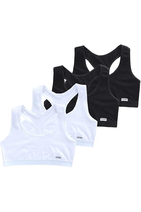 Reggiseni Senza Ferretto Per Ragazze 12-18 Anni - 3/5/6 Pezzi, Imbottiti, Comfort