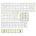 Produktbild Haven Shop Quilting Vorlagen Lineal 5-teiliges Set Quilting Sewing Patchwork Craft Scale Lineal DIY Handarbeit Schneider Home Tools