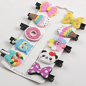 NATURE Rainbow Ice Cream Hair Clips Set Baby Hairpin For Kids Girls Toddler Barrettes Hair Accessories