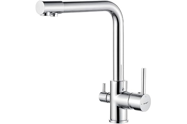 IBERGRIF M22109 Kitchen Grifry 3 way osmosis, Faucet for Sink MonoMando, Chrome