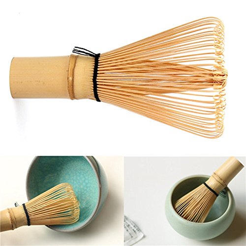 ETGtek 1pcs Japanese Ceremony Bamboo Chasen Green Tea Whisk for Preparing Matcha Powder