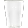 Melitta 6761117 2 Lungo Coffee Glasses 200 ml, Double-Walled Borosilicate Glass, Microwave safe, Height 11.1 cm