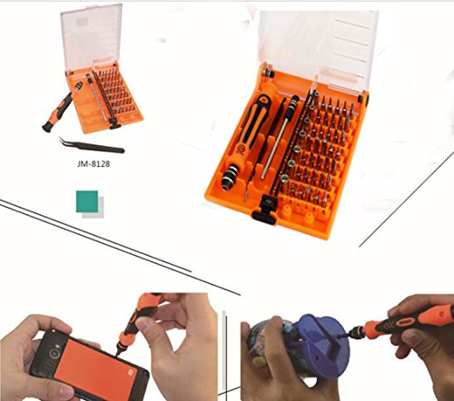 MoonLi 45 in 1 Multifunktions Schraubendreher Set Hardware Magnetische Schraubendreher Satz Reparatur Werkzeuge für Handy PC Multi Werkzeug Macbook Elektronik (45 in 1) - 2