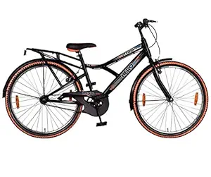 Hero Mig Mens 26 Inches, 18.0 Inches Frame Single Speed Road-Sport-Touring Bike (Black) Over 23 Years.