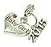 Baby Girl 2015 Clip on Charm with Pink Gift Bag OR Pink Gift Box Handmade by Libby's Market Place (Pink Gift Bag)