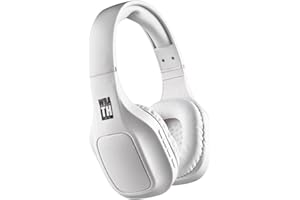 NGS ARTICA Wrath White - Casque Supra-aural sans Fil, Compatible avec la Technologie Bluetooth, Microphone Intégré, Batterie 10h, Couleur Blanc