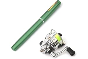 ‎LIXADA Lixada 1 Mt / 1,4 Mt Tasche Faltbare Angelrute Reel Combo Mini Pen Angelrute Kit Teleskop Angelrute Spinnrolle Combo Kit