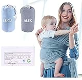  Fular Portabebés. Algodón ORGÁNICO/ECOLÓGICO Certificado. PERSONALIZADO. Elástico.
