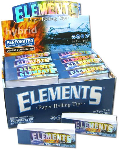 Elements Filtertips Tips perforiert (50x50)