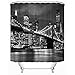 Produktbild Aawang 3D Duschvorhang Polyester Urban Nightscape, Europäische und Amerikanische Landschaft, Polyestervorhang Verdickung, Wasserdicht, Schimmelbeweis