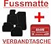 Produktbild SCHNÄPPCHEN Passform Fussmatte ZERO schwarz + KFZ-Verbandtasche für das von Ihnen ausgewählte Fahrzeug, siehe Artikelbeschreibung