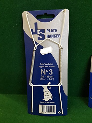 jes Plate Hanger Wire No:3 24 to 36cm/9.5" to 14" by Green County Hardware