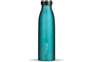 720°DGREE Botella Agua Acero Inoxidable “milkyBottle“ – 500ml - Sin BPA Free, Antigoteo y Prueba de Fugas - Frasco térmico, Cantimplora Aislada - Bebida con Gas, Deporte, Escuela, Gimnasio, Exteriore
