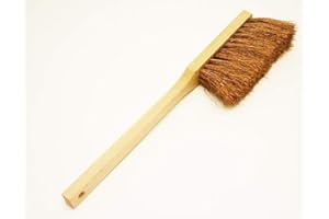 SCHULZ-HAUSHALTWAREN TOP Langstiel Handfeger Kokos 45,0 cm Natur Holz Besen Feger Handbesen