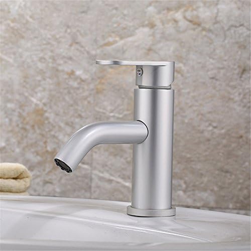 Znzbzt Antique Bathroom Sink Vessel Faucet Basin Mixer Tap The single hole nose single handle basin mixer single on-the-water tap space aluminum to rotate the mixing of hot and cold water taps