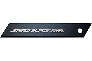 OLFA LFB-5B - Pack de 5 cuchillas troceables Speed Blade 18 mm negras