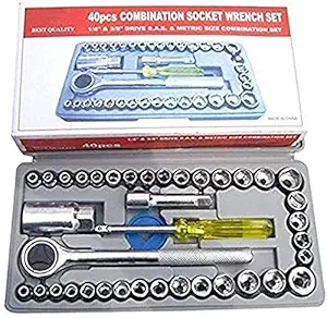 Device 40 in 1 Pcs Hex Wrench Tool Screwdriver and Socket Kit Set