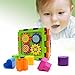 Wishtime Kids Toy Cube Multi-function Shape Sorter Intellect Cube Activity Sorting Box Christmas Gift Toy