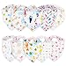 GHB Bandana Dribble Bib for Babies and Toddler 10-Pack