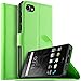 Produktbild KuGi BlackBerry Motion Hülle Case, BlackBerry Motion Wallet Case, Brieftasche Case Hülle PU Kunstleder Flip Case mit Standfunktion Kartenfächer und Bargeld für BlackBerry Motion Smartphone.Grün