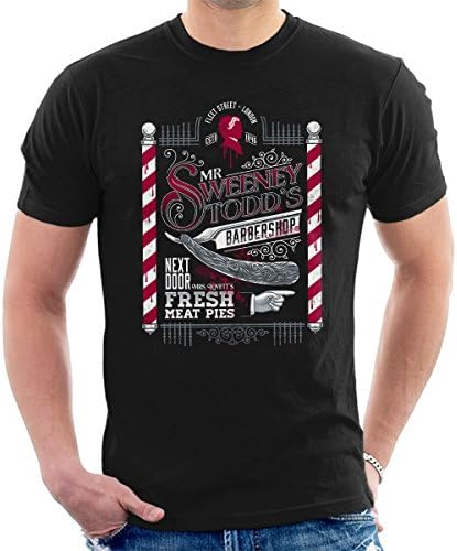 Demon Barber Mr Sweeney Todds Barbers Shop Men's T-Shirt