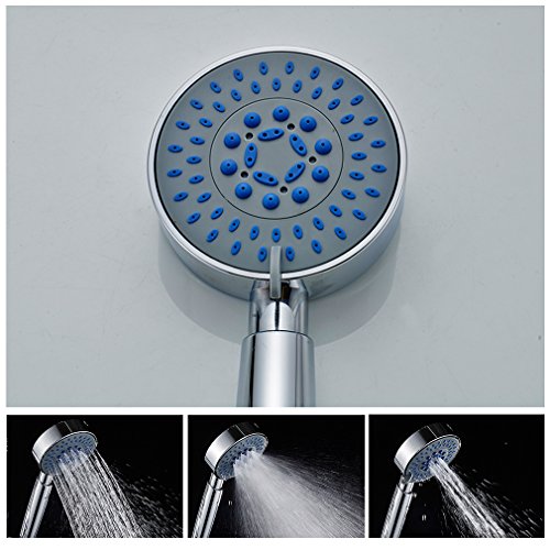 Badaccessoires von BONADE – ABS Handbrause mit Schlauch und Brausenhalter Duschkopf Duschbrause 3 Strahlarten - 2