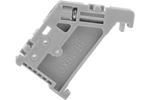 SEAFRONT 50Pcs 35mm Rail Din Terminal Rail Din Arrêts Bloc Fin Bouchon Clips De Montage Gris (Modèle 13)