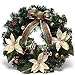 Produktbild Knncch Weihnachtskranz 30Cm Weihnachtskranz Tür Dekoration Rattan Kranz Tür Hängenden Ring Weihnachtsschmuck Fenster Ornamente