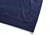 Camii Mia Women's V Neck Solid Tank Top (Large, Navy)