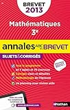 ANNALES BREVET 2013 MATHS CORR