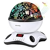 〖 Paket Inhalt 〗 1 x Projektorlampe (Batterien nicht enthalten); 1 x Fernbedienung; 1 x DC 5V USB-Kabel; 1 x Schraubendreher; 1 x englische Bedienungsanleitung; 2 x Projektionslampe Kappen (1 x Sterne und Mond; 1 x Meereslebewesen) ※ Das Produkt eignet sich für Kinder, Babys, es ist ein perfektes Geschenk für Geburtstage, Königstag, Weihnachten usw.