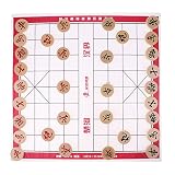 . Las piezas de Chessman de ajedrez chino portátil fijan el tablero de ajedrez del juego de mesa de XiangQi