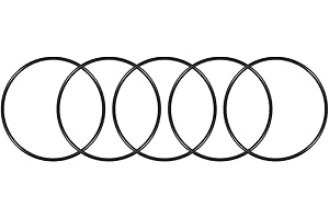 sourcing map O-ring in gomma nitrilica, diametro 110 mm, diametro 103 mm, larghezza 3,5 mm, guarnizione metrica in gomma nitrilica, confezione da 5