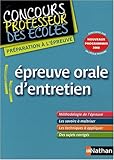 Image de Epreuve Orale d'Entretien - CRPE