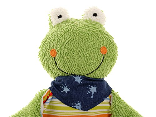 sigikid, Mädchen und Jungen, Schnuffeltuch Frosch, Fortis Frog, 48934 - 5