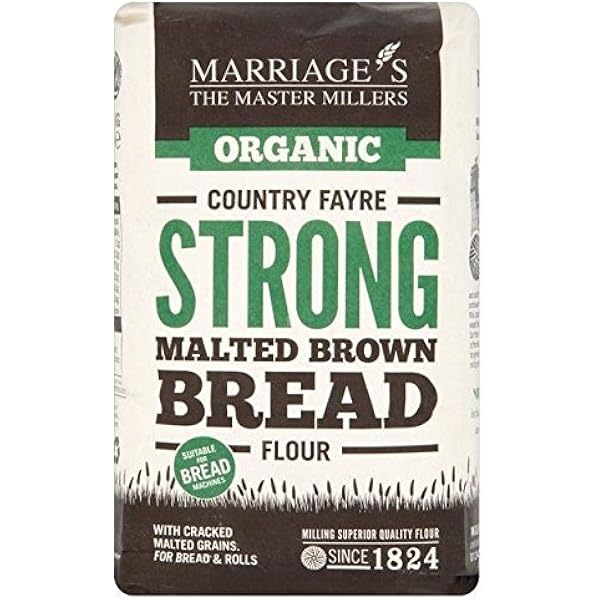 1kg Organic Strong Stoneground Wholemeal Bread