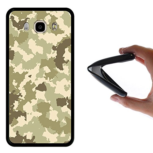 Funda Samsung Galaxy J5 2016  WoowCase   Samsung Galaxy J5 2016   Funda Silicona Gel Flexible Camuflaje Militar Verde  Carcasa Case TPU Silicona - Negra Funda Samsung Galaxy J5 2016  WoowCase   Samsung Galaxy J5 2016   Funda Silicona Gel Flexible Camuflaje Militar Verde  Carcasa Case TPU Silicona - Negra