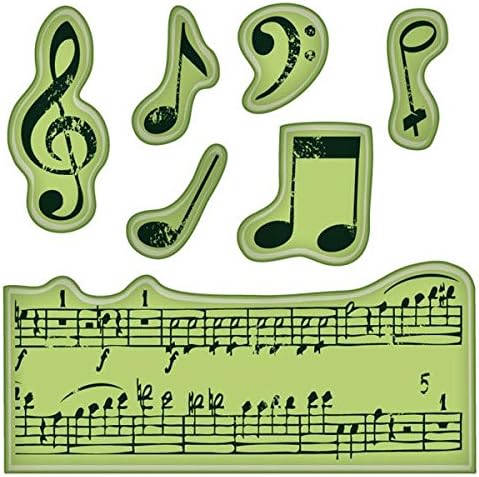 Clings Mini INKA Music Notes Stamps
