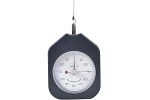 EUJGOOV Compteur de Tension en Grammes, Type de Pointeur, Jauge de Tension à Cadran, Testeur de Traction, Interrupteur, Jauge de Force (SZG-150-2)