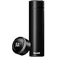 Necomi® 500ml Smart Thermos Cup, LED Temperature Display Water Bottle, Stainless Steel Vacuum Travel Mug for 24 Hours, Hot and Cold Tea Coffee Vacuum Thermoses Cup for School, Home, Office