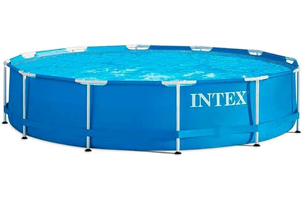 Intex kit piscinette Metal Frame Ronde Tubulaire (ø) 3,66 x (h) 0,76m