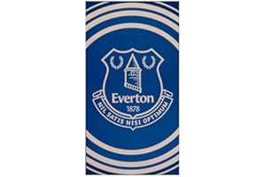 Everton F.C. TOWEL PULSE - 55in x 28in - Football Gift, Blue