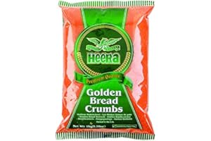 GANARIC Heera Golden Bread Crumbs 1Kg (Pack of 1) – Bits Of Dried Bread - A Wholesome Food Product - Simplifies And Speeds Up The Cooking Process - A Must-Have Bread Crumbs In Kitchen