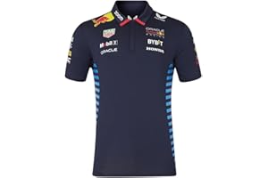 CASTORE Red Bull Racing Formula One Team – Produit Officiel de Formule 1 2024 – Réplique du Polo à Manches Courtes – Ciel Nocturne – Unisexe