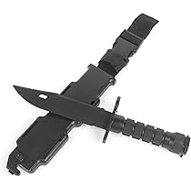 THE REPLICANT Airsoft Bajonett - Realistisches Training Mit Weicher Kunststoffklinge