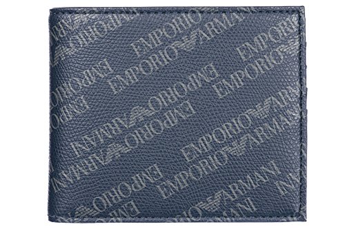 Preisvergleich Produktbild Emporio Armani Herren Geldbörse Geldtasche Geldbeutel Bifold blu