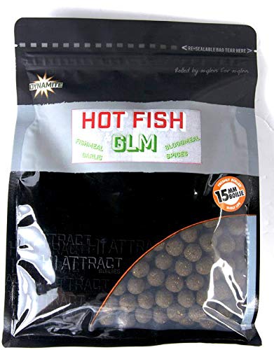 Dynamite Baits BOUILLETTE HOT FISH GLM 15MM 1KG