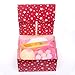Bathbomb Pamper Hamper Treat Christmas Box with Merry Christmas tag and Red Ribbon